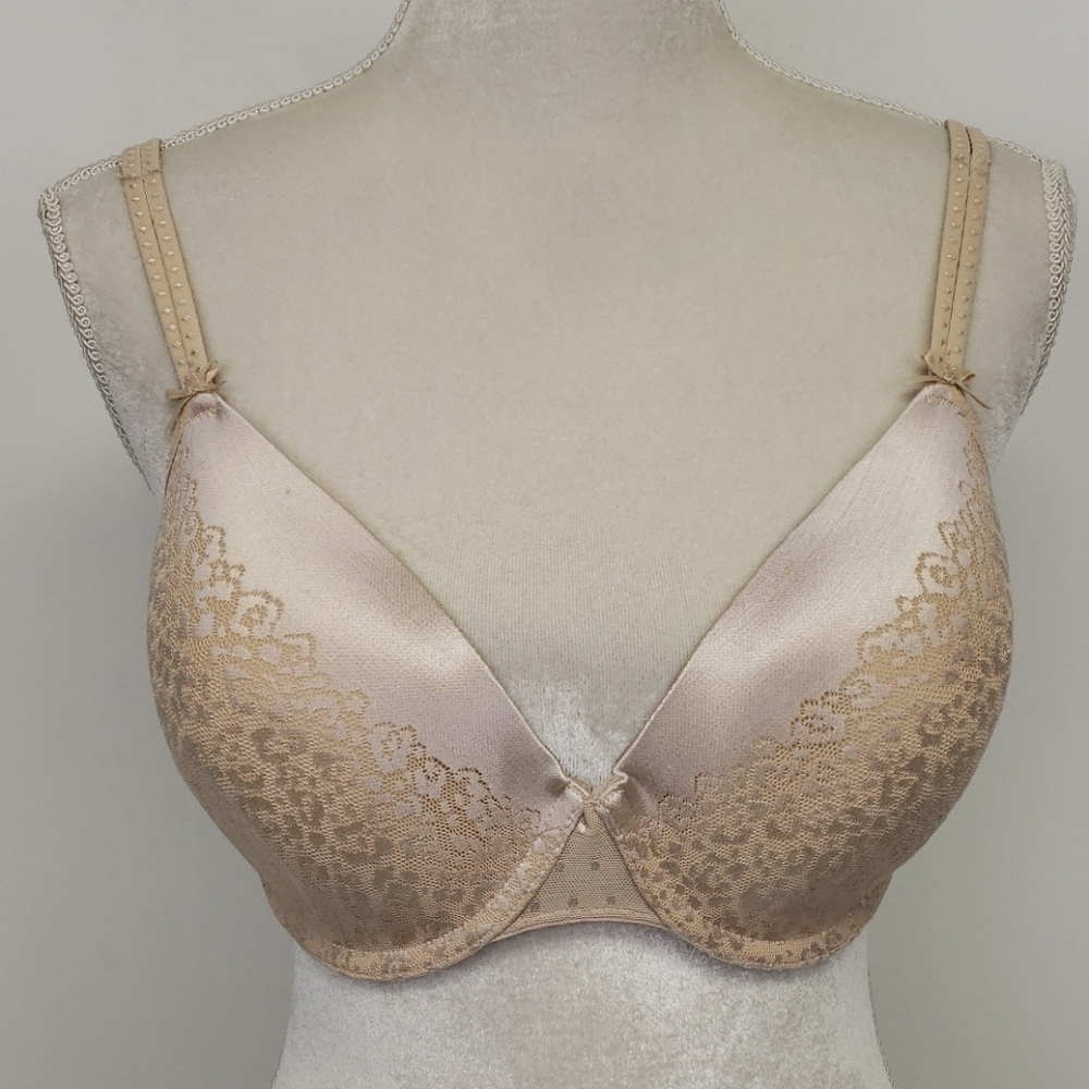 WACOAL 853134 Soft Cup Nude Underwire 34DD Bra VGU